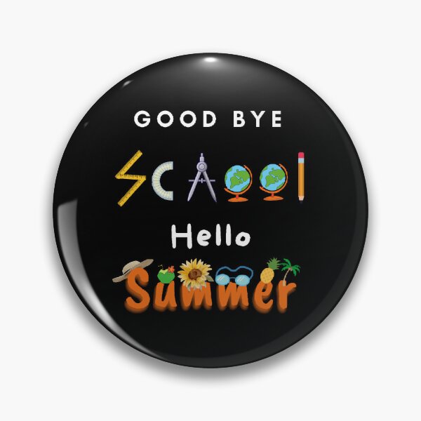 Item preview, Good Bye School Hello Summer - Funny and cute T-Shirts Quotes designed and sold by Designspot2020.