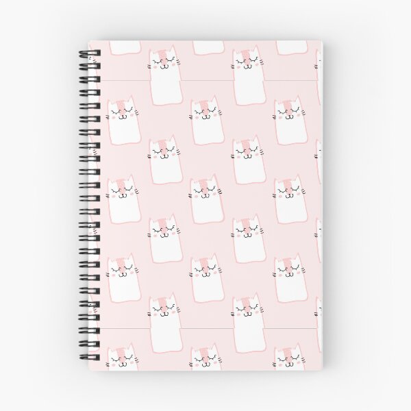 Item preview, Cute Blushing Kawaii Cat Pattern  designed and sold by V0L0S.