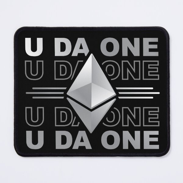 Item preview, U Da One Ethereum currency designed and sold by wewmeprints.