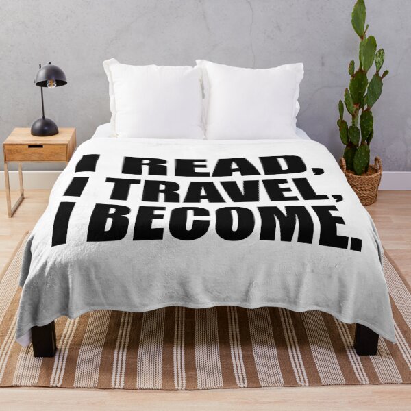 Item preview, I read, I travel, I become designed and sold by Colorfulandfun.