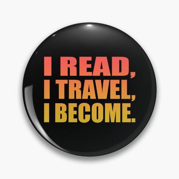 Item preview, I read, I travel, I become designed and sold by Colorfulandfun.