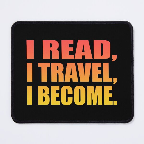 Item preview, I read, I travel, I become designed and sold by Colorfulandfun.