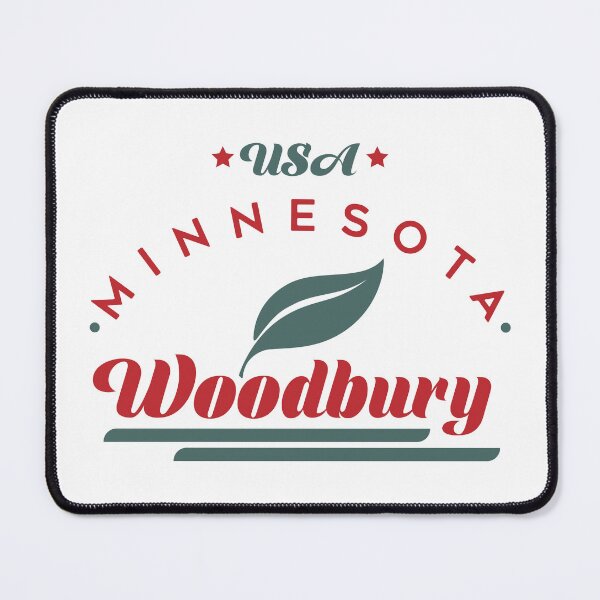 Item preview, Woodbury, Minnesota, USA. Lettering. Red and green color designed and sold by Dmitry Sytnikov.