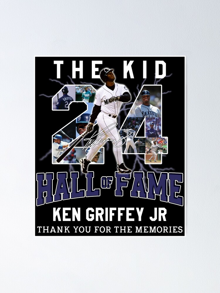 Ken Griffey Jr The Kid Seattle Baseball Legend Signature Vintage Retro 80s  90s Bootleg Rap Style Poster for Sale by nitzalivia