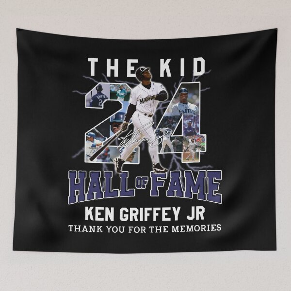 Item preview, Ken Griffey Jr The Kid Seattle Baseball Legend Signature Vintage Retro 80s 90s Bootleg Rap Style designed and sold by EllenMitchell.