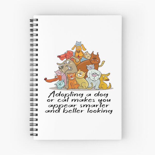 Item preview, Adopting a dog or cat makes you appear smarter and better looking: adopt - don't shop, cat rescue, cat adoption, spay or neuter, dog adoption, dog rescue designed and sold by Becky Hunter.