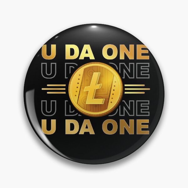 Item preview, U Da One Litecoin currency designed and sold by wewmeprints.