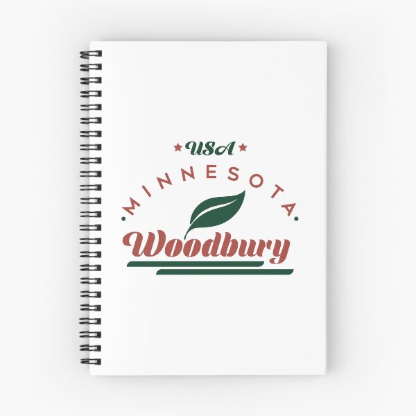 Item preview, Woodbury, Minnesota, USA. Lettering. Green and brown color designed and sold by Dmitry Sytnikov.