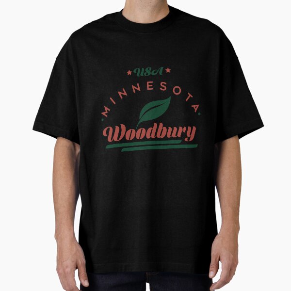 Item preview, Woodbury, Minnesota, USA. Lettering. Green and brown color designed and sold by Dmitry Sytnikov.