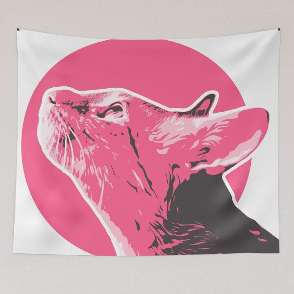 Item preview, Cat Looking Up Sticker designed and sold by boholoc0.