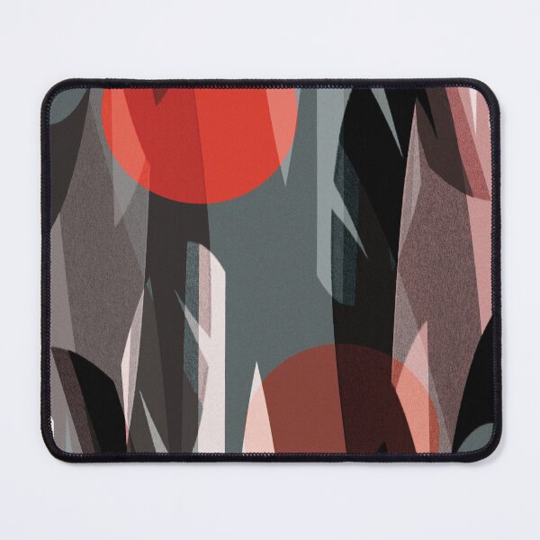 Item preview, Blood Moon Modern Art Deco Abstract by Jenny Meehan designed and sold by Jenny Meehan Art Prints and Patterns .
