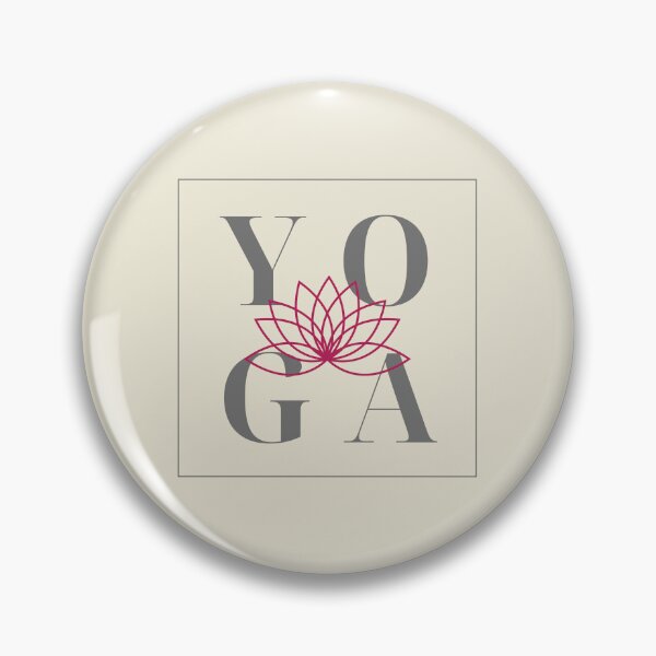 Item preview, Simple Yoga Design with a lotus flower in a rectangle  designed and sold by M-Infinite.