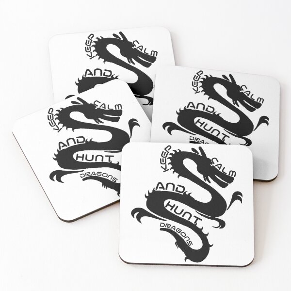 Item preview, Keep Calm And Hunt Dragons Sticker designed and sold by DeliciouSs.