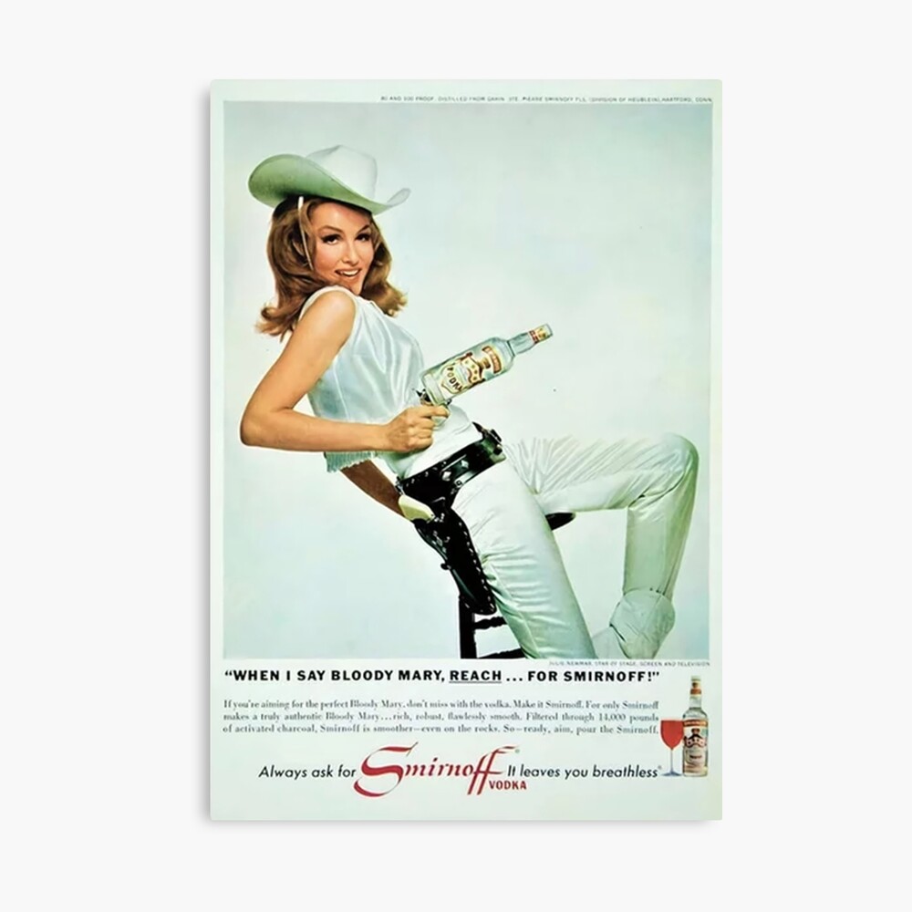 Vodka Martini - Julie Newmar Cowgirl poster Photographic Print