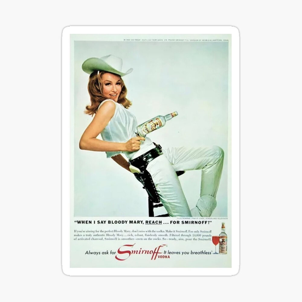 Vodka Martini - Julie Newmar Cowgirl poster Photographic Print