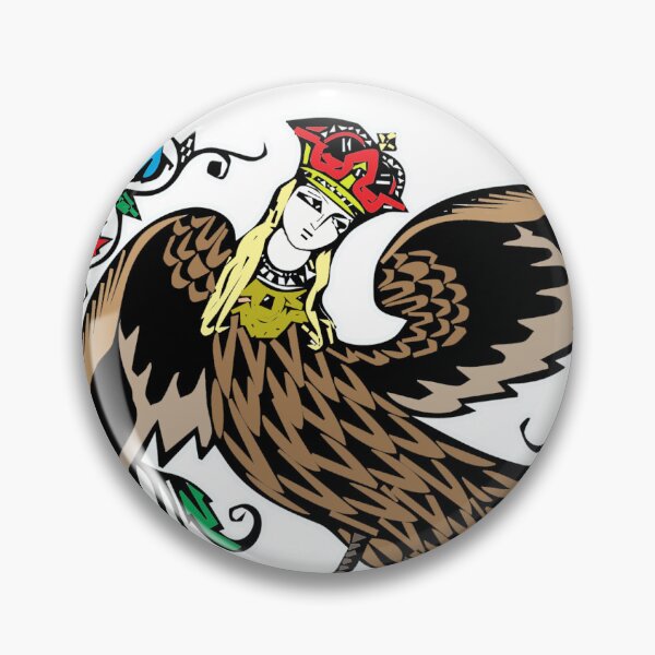 Item preview, Russian Calendar Ivan Bilibin Art Nouveau Crown Woman Eagle designed and sold by Kathryn Creates.