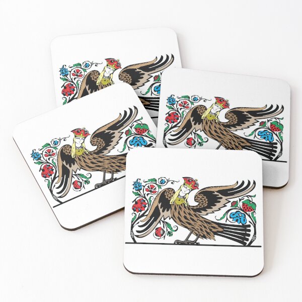 Item preview, Russian Calendar Ivan Bilibin Art Nouveau Crown Woman Eagle designed and sold by Kathryn Creates.