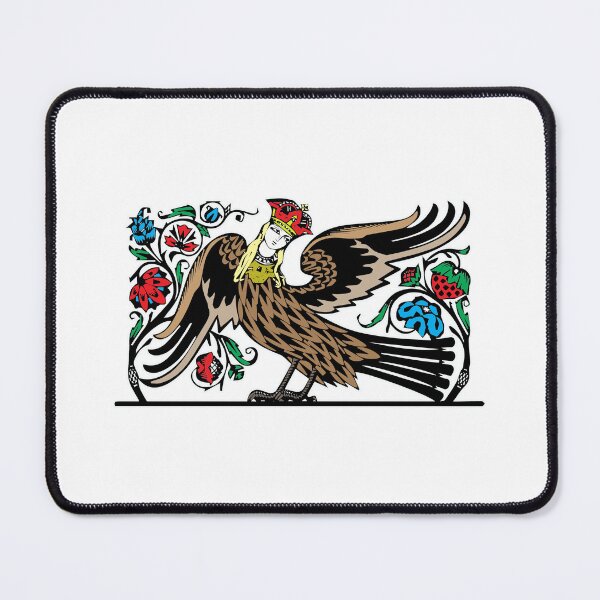 Item preview, Russian Calendar Ivan Bilibin Art Nouveau Crown Woman Eagle designed and sold by Kathryn Creates.