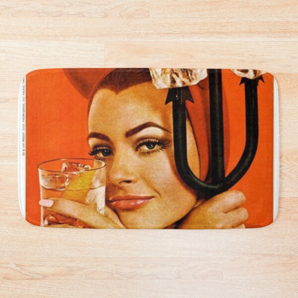 Item preview, Vodka Martini, A devilishly dry proposition Vintage Pitchfork - Devil Advertisement poster designed and sold by wwilliamemartin.