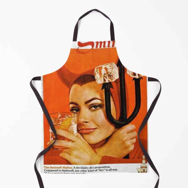 Item preview, Vodka Martini, A devilishly dry proposition Vintage Pitchfork - Devil Advertisement poster designed and sold by wwilliamemartin.