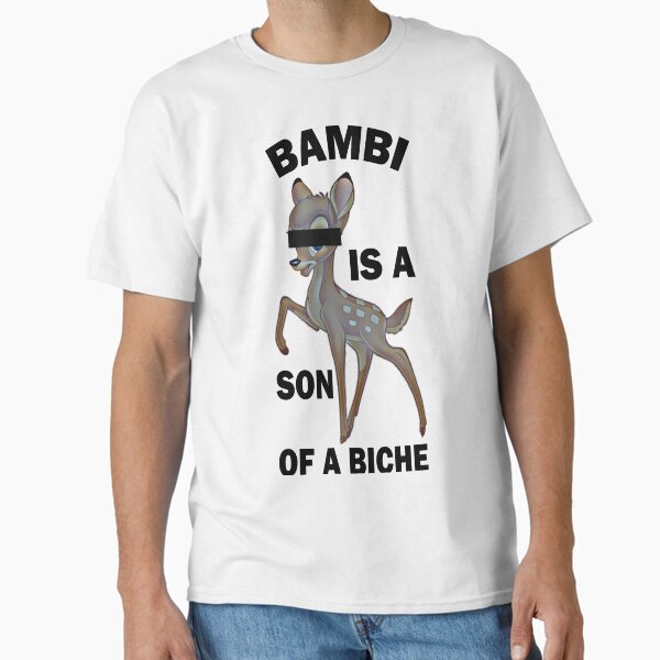 Artikel-Vorschau von Bambi von einem Sohn Biche, designt und verkauft von TeeArtsFashion.