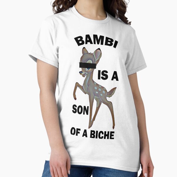 Artikel-Vorschau von Bambi von einem Sohn Biche, designt und verkauft von TeeArtsFashion.