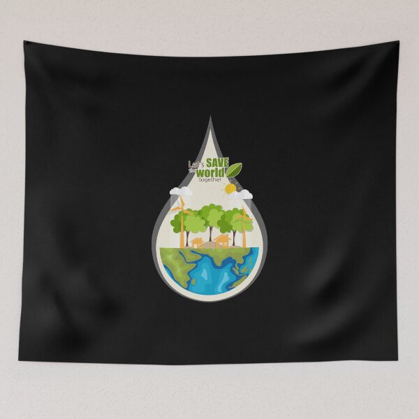 Item preview, Save the world  designed and sold by ZafranOnline.