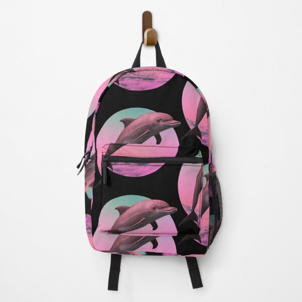 Item preview, Dolphin Vaporwave Gift Aesthetic Seapunk Dolphin funny Gift Classic  designed and sold by ormsmalysbh.