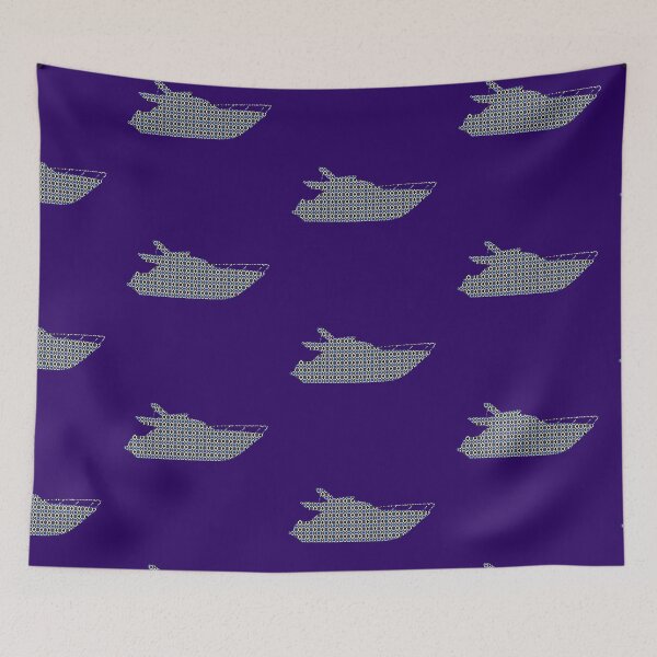 Item preview, Boat pattern design designed and sold by hookline.