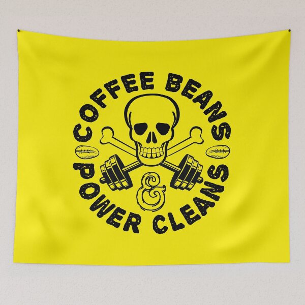 Item preview, Coffee Beans & Power Cleans Workout Stuff designed and sold by BlackRabbit33.