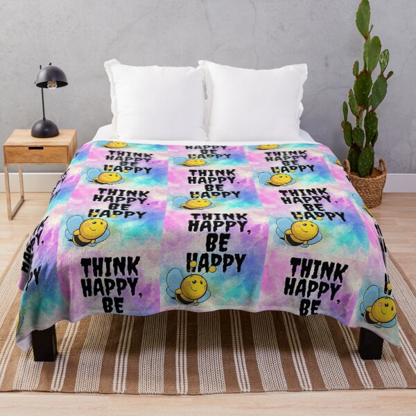 Item preview, Think happy, be happy, design designed and sold by time-to-relax.