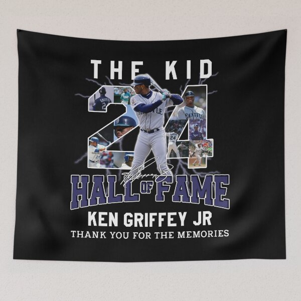 Item preview, Ken Griffey Jr The Kid Seattle Baseball Legend Signature Vintage Retro 80s 90s Bootleg Rap Style designed and sold by EllenMitchell.