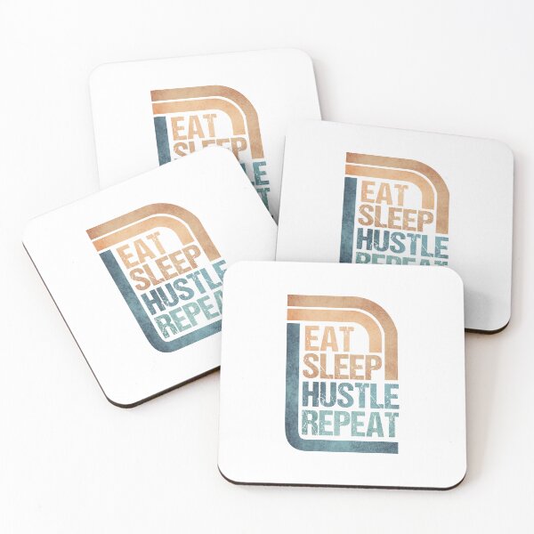 Item preview, Eat Sleep Hustle Repeat - Eat Don't Sleep overthink Hustle Repeat designed and sold by MOONINSPIRATION.