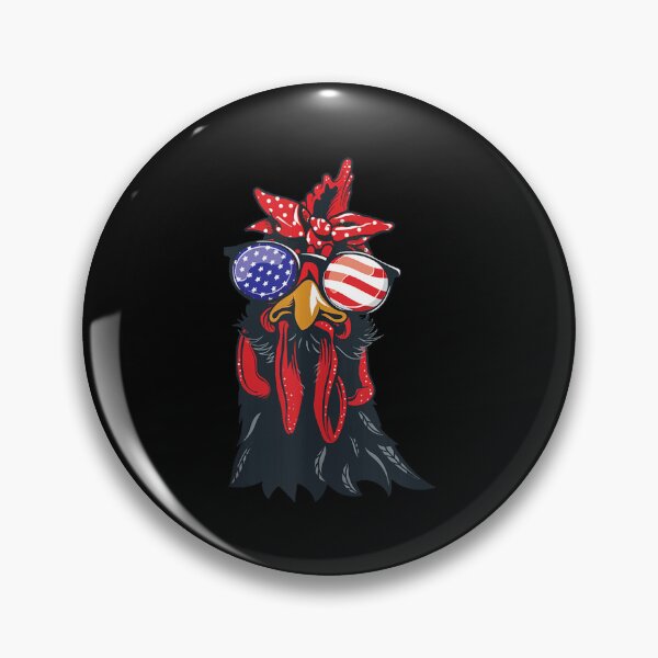 Item preview, Chicken 4th of July Shirt ChickenLover American USA Flag designed and sold by VanSizej.