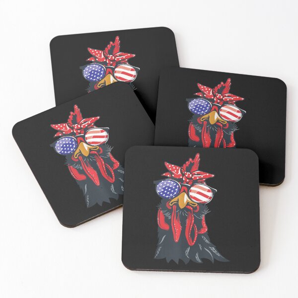 Item preview, Chicken 4th of July Shirt ChickenLover American USA Flag designed and sold by VanSizej.