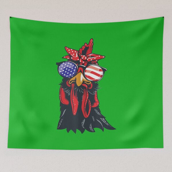 Item preview, Chicken 4th of July Shirt ChickenLover American USA Flag designed and sold by VanSizej.