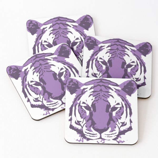 Item preview, Purple Tiger Head  designed and sold by emmamarinelli.