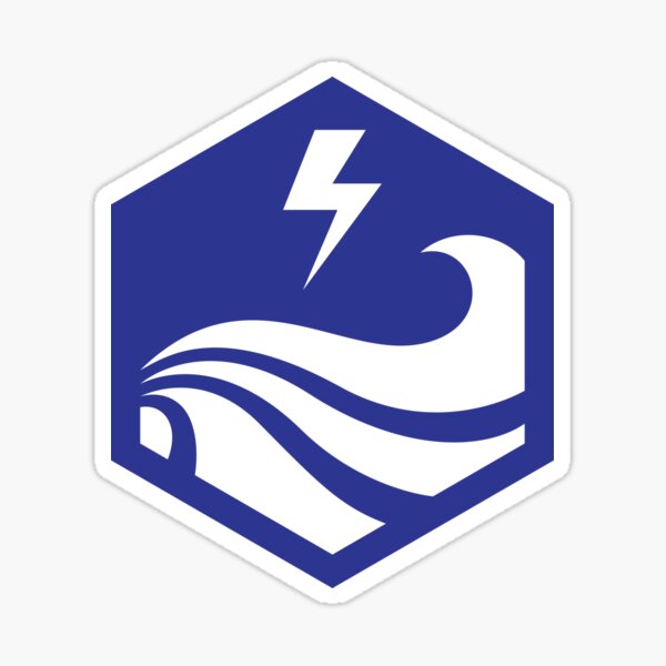Artikel-Vorschau von Wasserkraft-Symbol, designt und verkauft von Alex Dotulong.