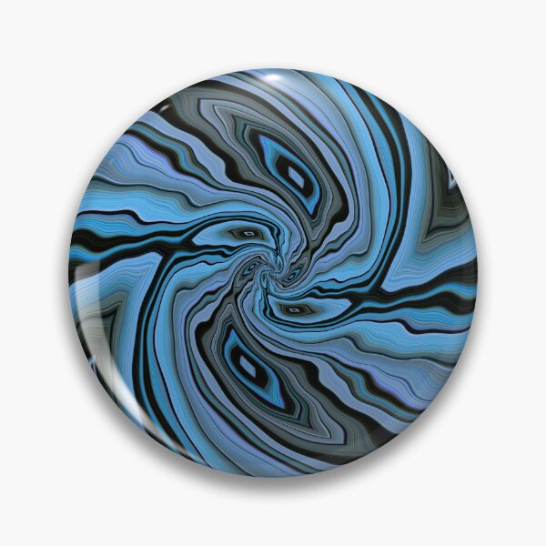 Item preview, shades of turquoise blue spiral in square format designed and sold by mister-john.