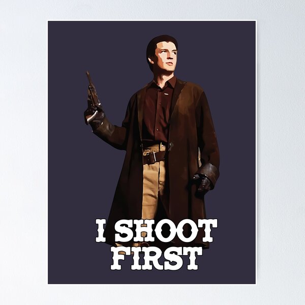 Item preview, Nathan Fillion I Shoot Firs designed and sold by Kristineiu12.