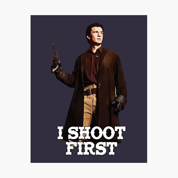 Item preview, Nathan Fillion tiro abetos designed and sold by Kristineiu12.
