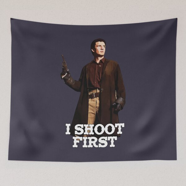 Item preview, Nathan Fillion I Shoot Firs designed and sold by Kristineiu12.