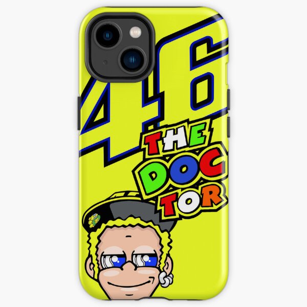 46 Le Docteur Jaune VR46 Valentino Rossi par Custhink Coque antichoc iPhone