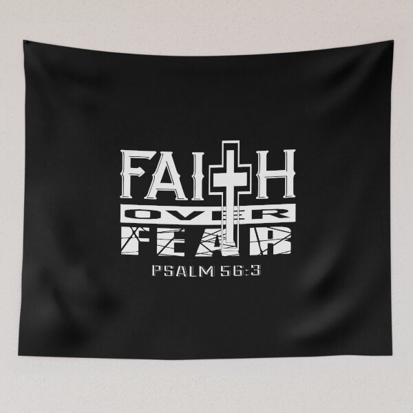 Item preview, Faith Over Fear Psalm 56:3 Christian Inspirational designed and sold by Hananiah Merch.
