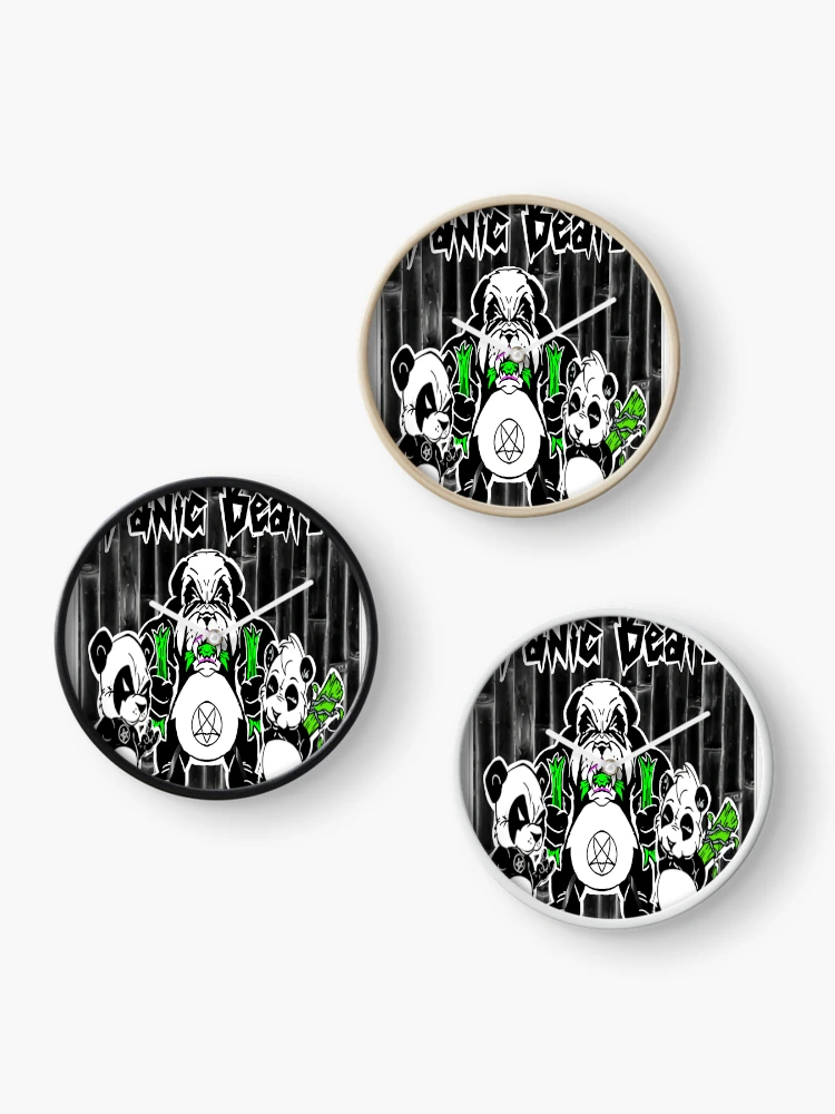Thumbnail 3 of 4, Clock, Panda Bear designed and sold by Ridaabrera.