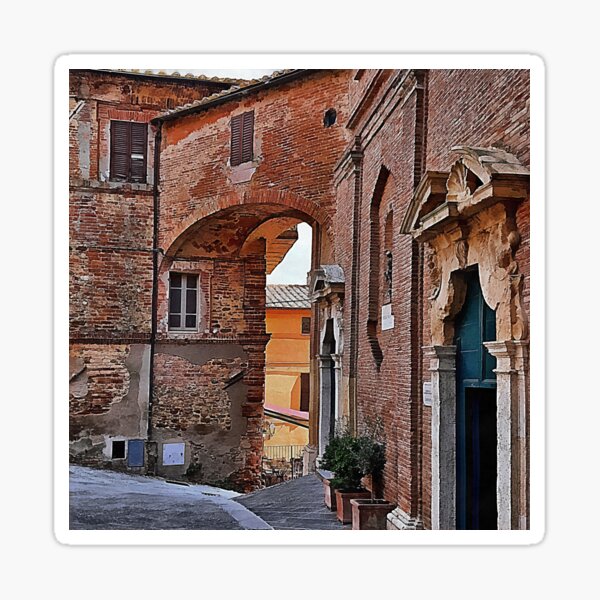 Inside The Town Walls Panicale 4 Sticker
