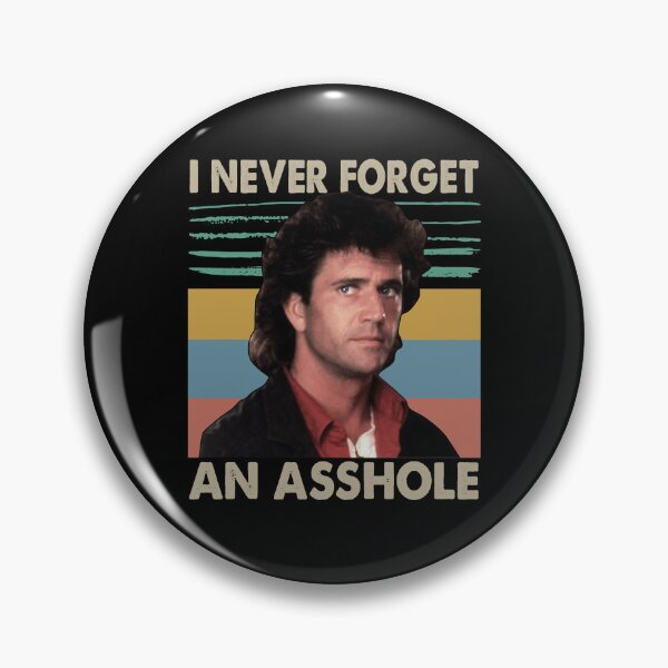 Item preview, Action Movie American Police Motivational Retro I Never Forget An Asshole Vintage Lethal Weapon Mart designed and sold by CostaAlmeida.