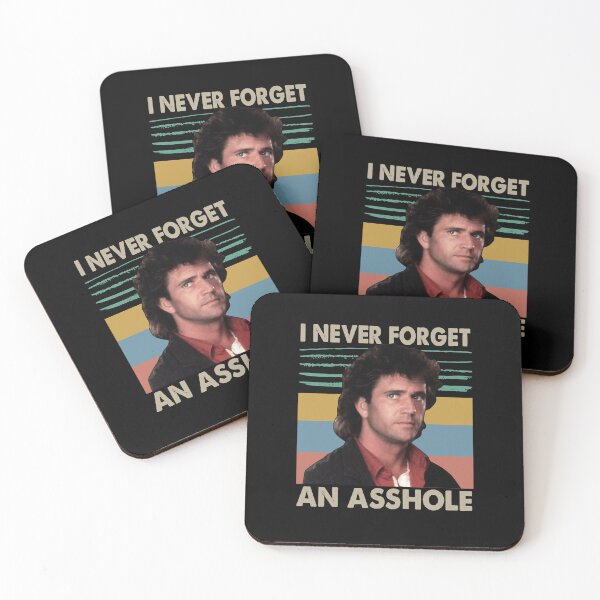Item preview, Action Movie American Police Motivational Retro I Never Forget An Asshole Vintage Lethal Weapon Mart designed and sold by CostaAlmeida.
