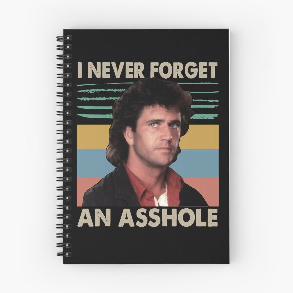 Item preview, Action Movie American Police Motivational Retro I Never Forget An Asshole Vintage Lethal Weapon Mart designed and sold by CostaAlmeida.