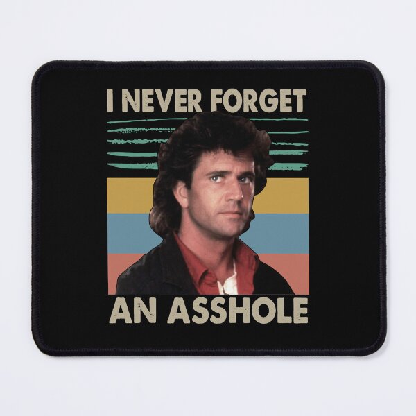 Item preview, Action Movie American Police Motivational Retro I Never Forget An Asshole Vintage Lethal Weapon Mart designed and sold by CostaAlmeida.